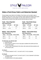 Style Falcon Make a Point Dress Digital Sewing Pattern