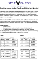 Style Falcon Positive Space Jacket Digital Sewing Pattern