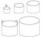 Stylus Storage Bins