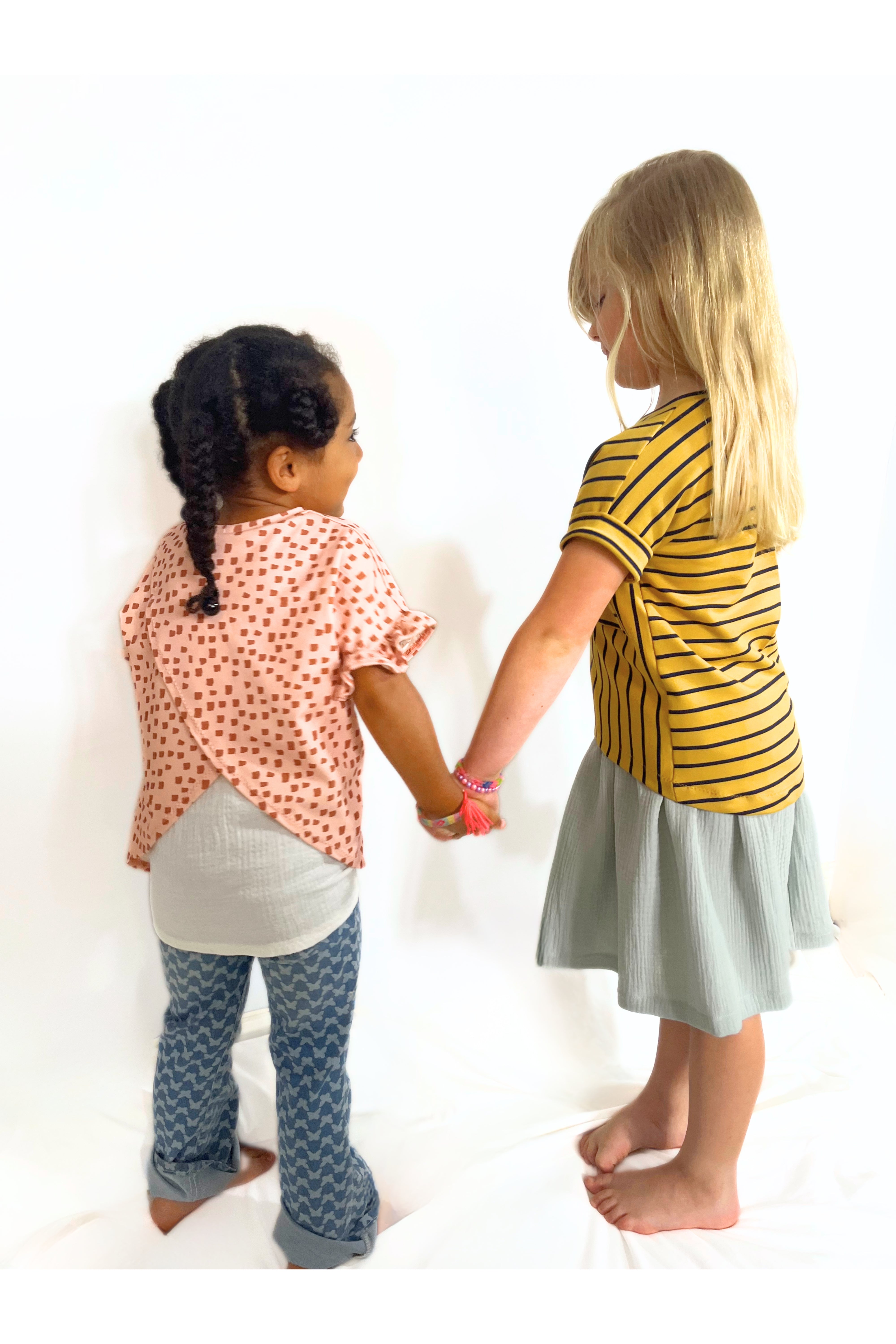 Kids Slouchy Tee Pack PDF Sewing Pattern - 1-11 years