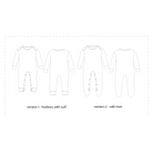 The Sage Babygrow PDF Sewing Pattern | Newborn — 24 Months