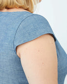 This dress is the Upton Dress & Skirt sewing pattern from Cashmerette.