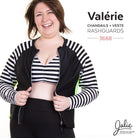 Jalie 3668 - VALÉRIE - View C over GIGI Bikini (A) and LOULOUXE skort