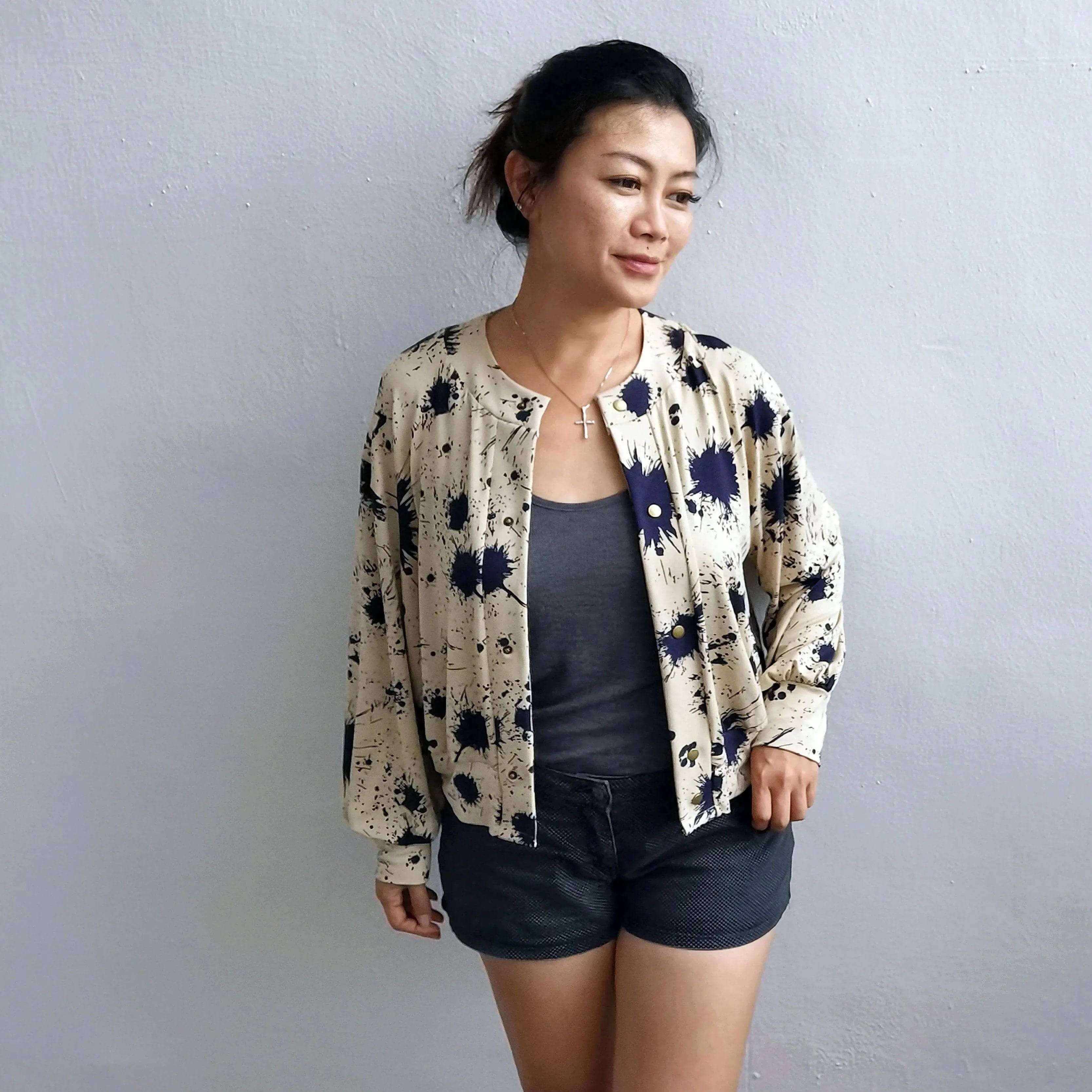 Balloon Cardigan sewing pattern Wardrobe By Me