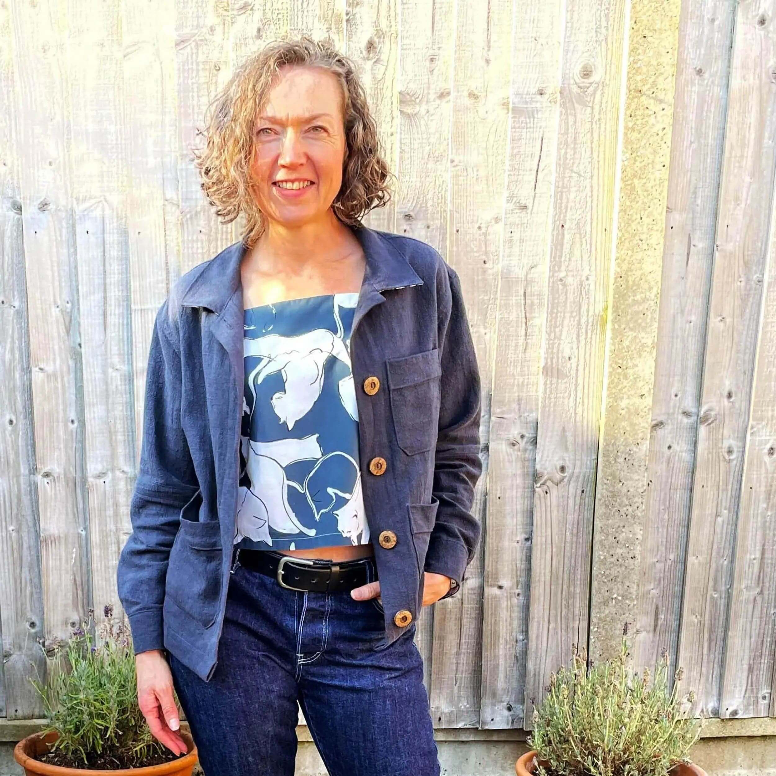 Canvas Jacket sewing pattern Wardrobe By Me