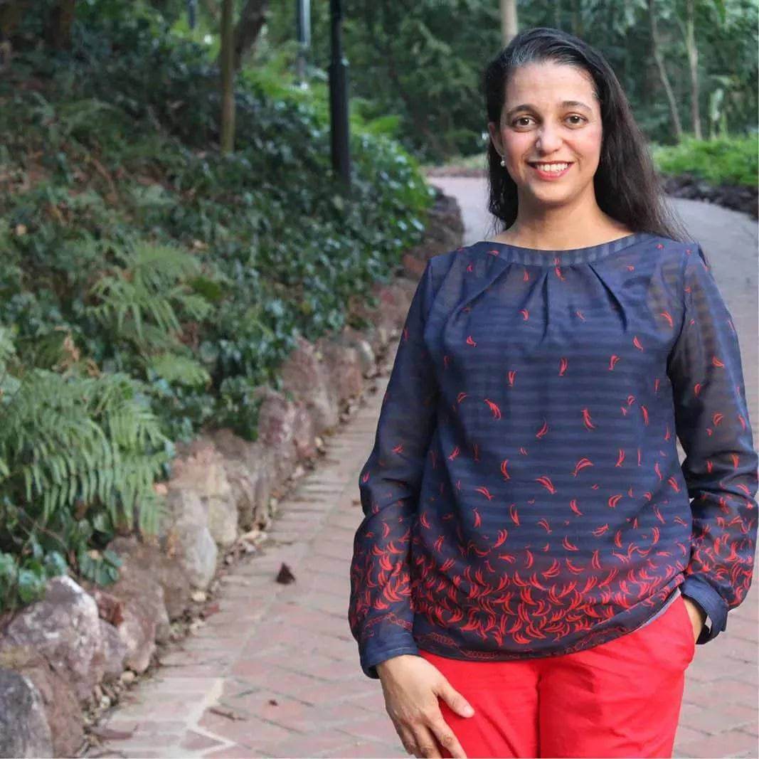 Esther Blouse sewing pattern Wardrobe By Me