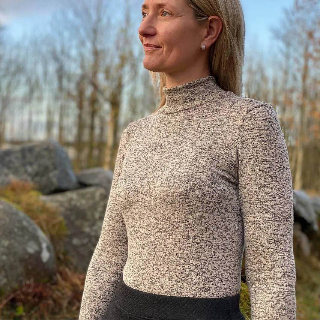 Trudy Turtleneck Tshirt Sewing Pattern Wardrobe By Me