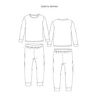 Women's Perri PJs PDF Sewing Pattern, Relaxed Fit In Stretch
