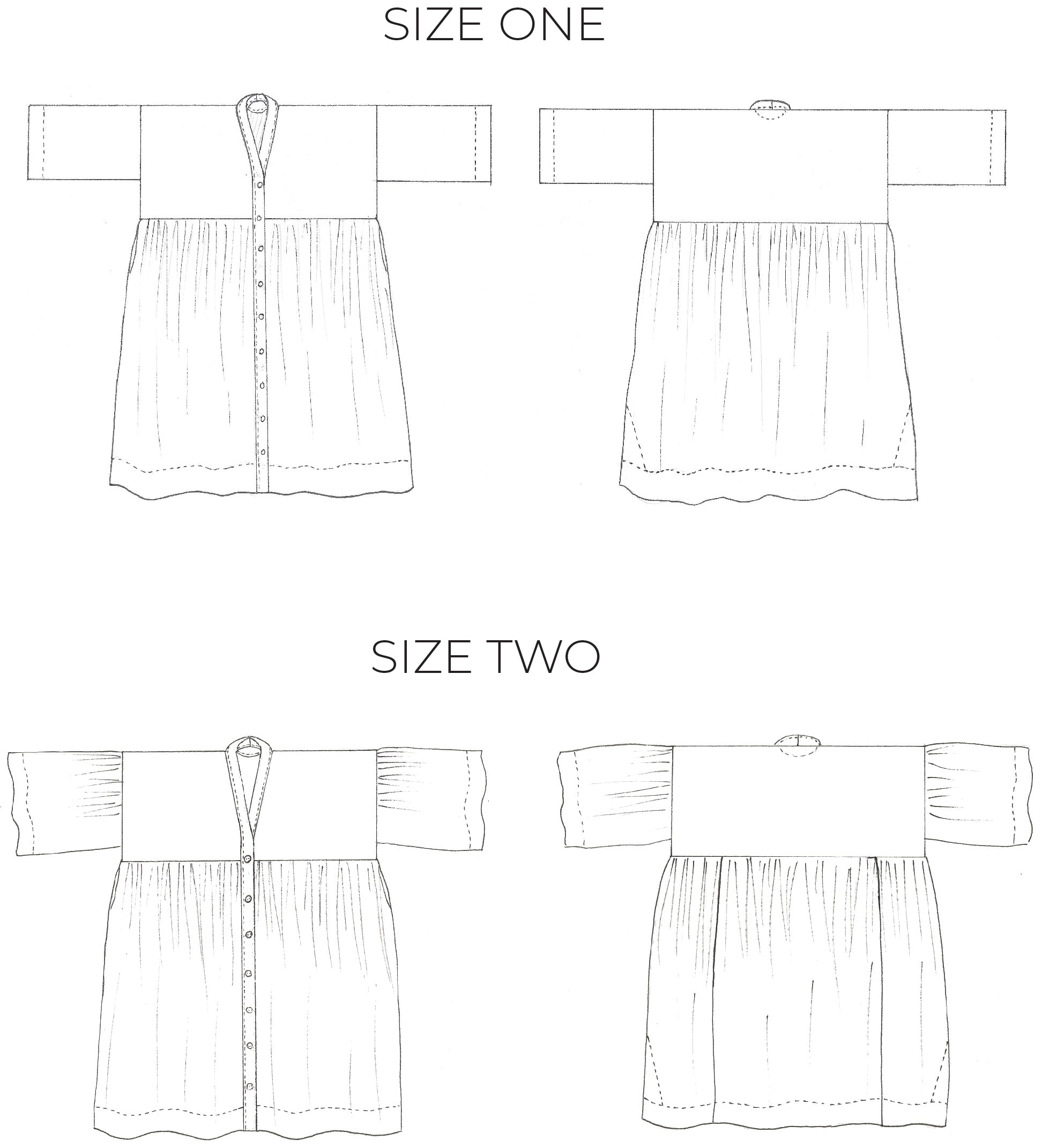 ZW Gather Dress - PDF Pattern