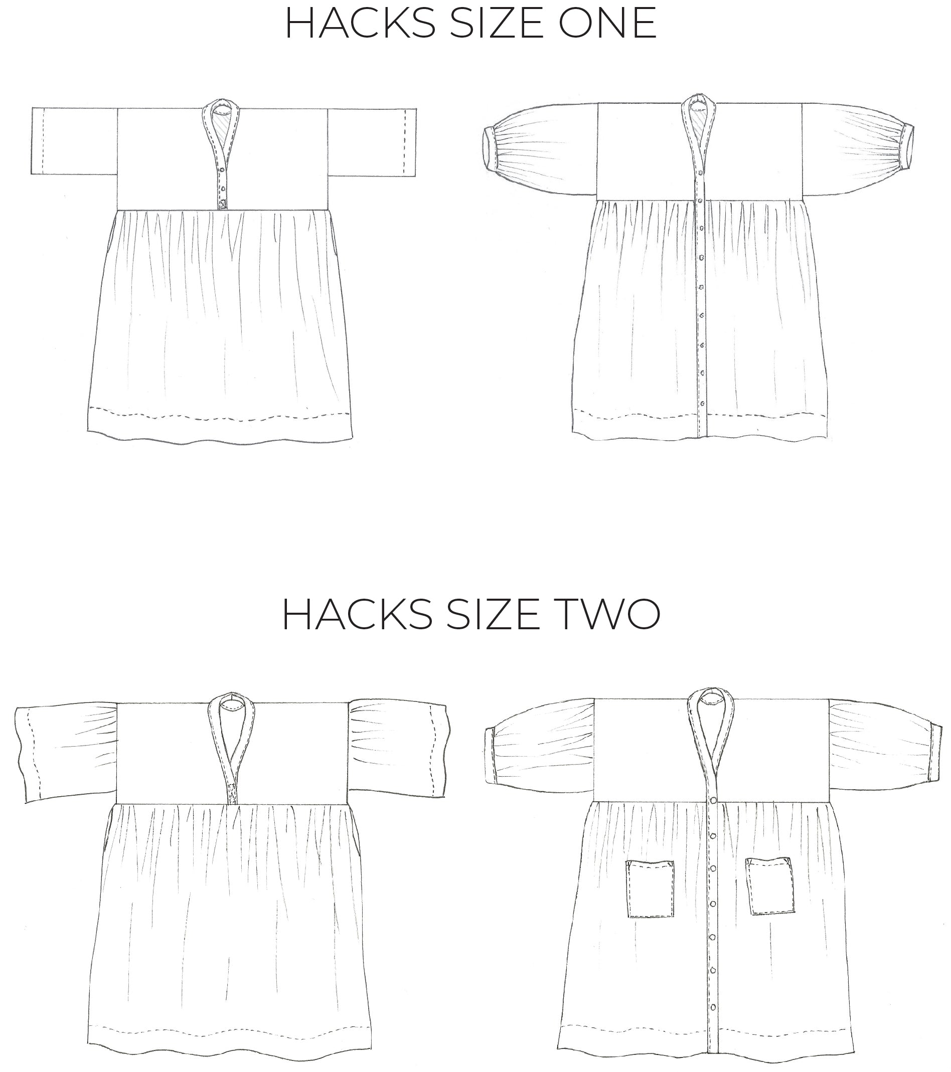 ZW Gather Dress - PDF Pattern