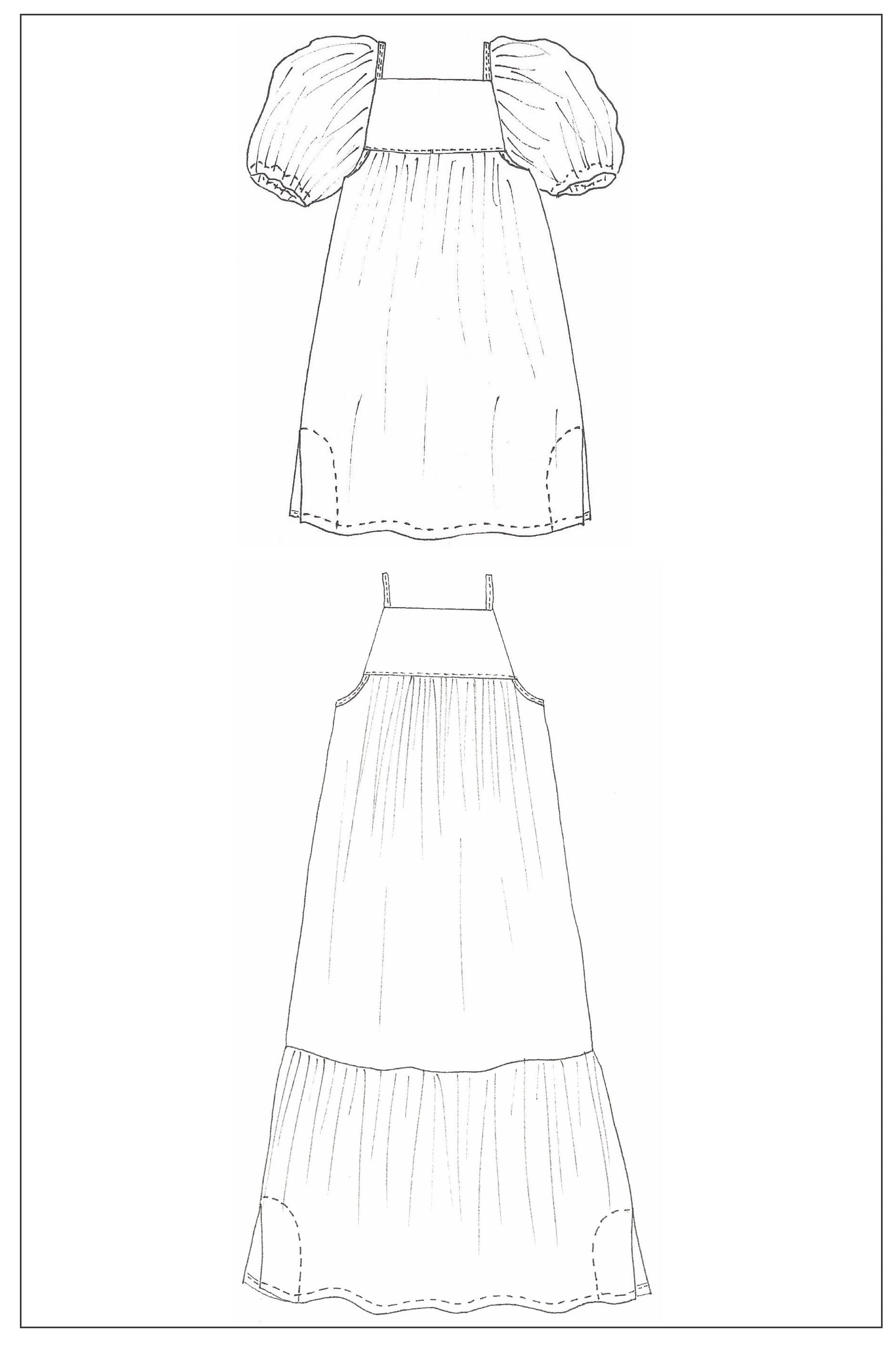 ZW Tier Dress - PDF Pattern