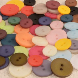 15mm Soft Satin Buttons | Various Colours – BeyondThePinkDoor