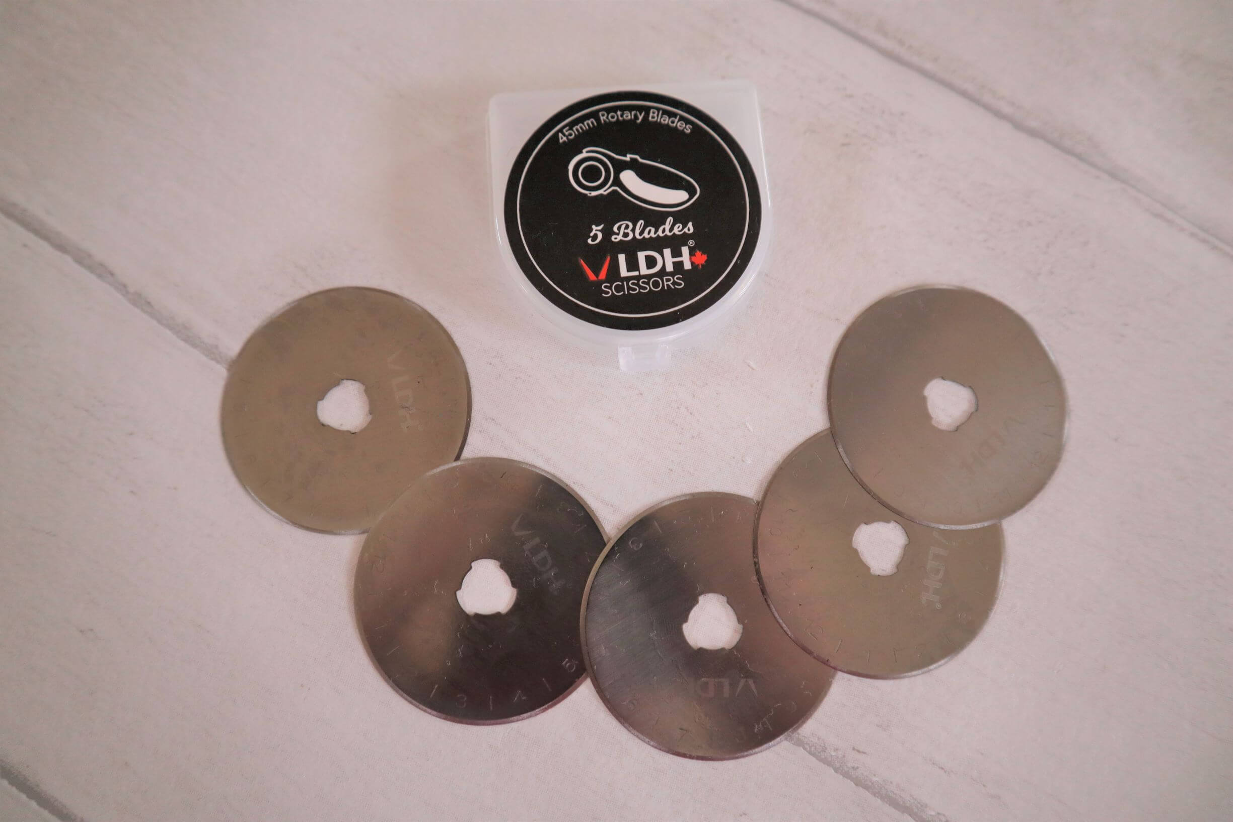 LDH Scissors. Midnight Edition Rotary Cutter 45mm Replacement Blades